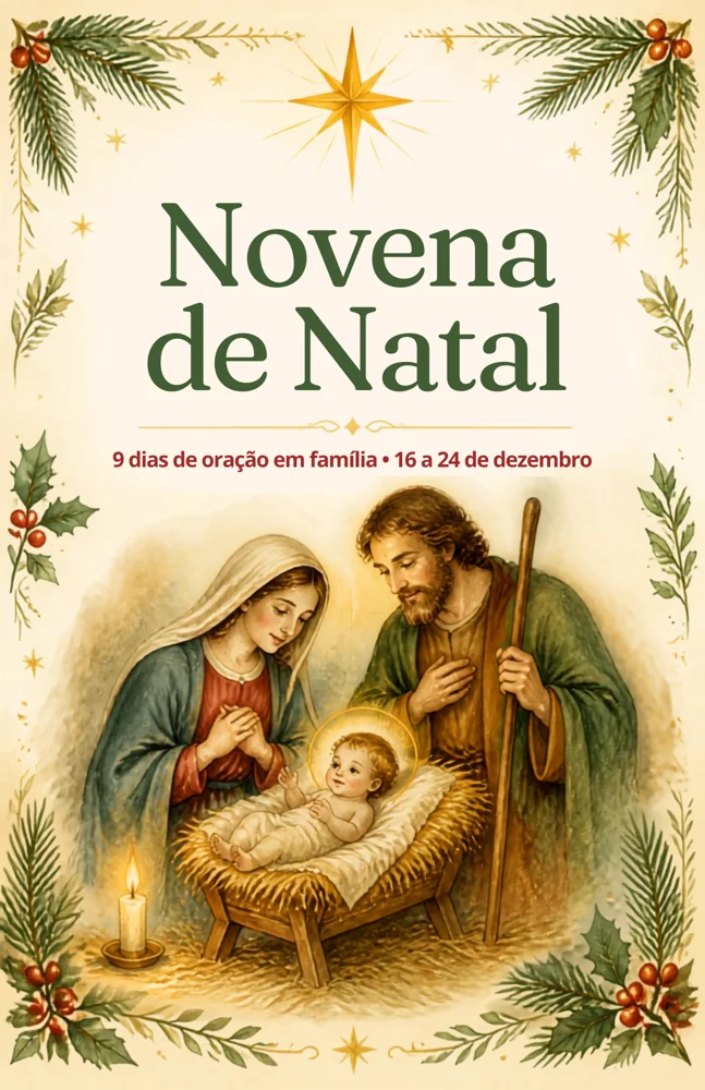 Capa de Novena de Natal